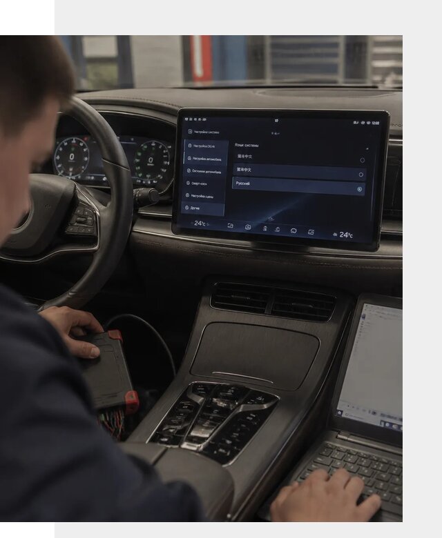 Русификация автомобиля BYD HAN для эксплуатации в Урюпинске